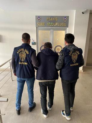 Mardin’de firari hırsızlık hükümlüsü, hırsızlık yaparken yakalandı