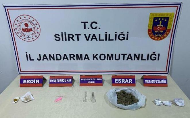 Siirt'te uyuşturucuyla yakalanan 3 şüpheli gözaltına alındı