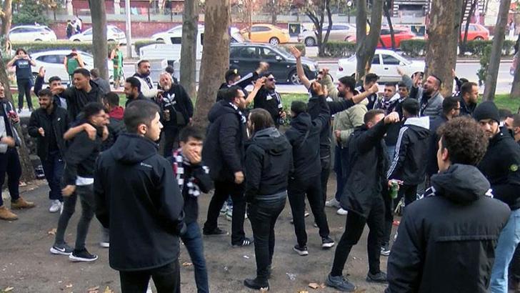Beşiktaş taraftarları Eryaman Stadı'nda