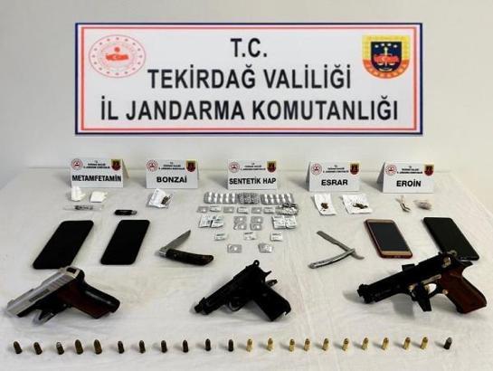 Kapaklı'da uyuşturucu operasyonu: 9 gözaltı