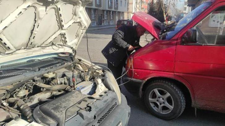 Kars'ta soğuk hava etkili oldu