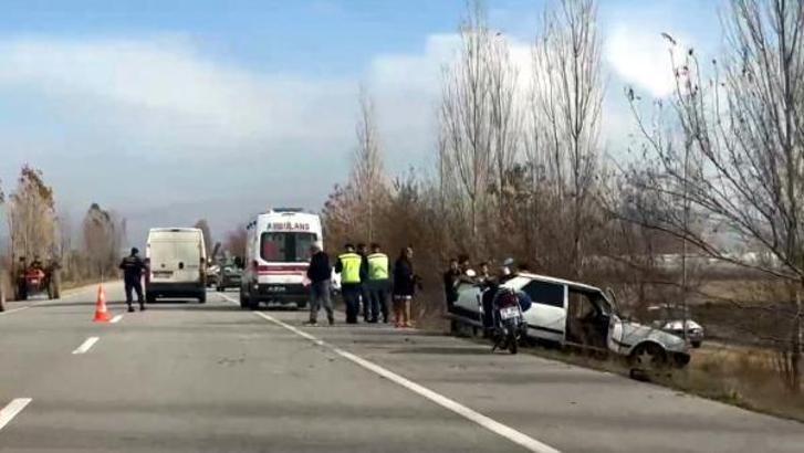 Burdur'da kaza: 2 yaralı