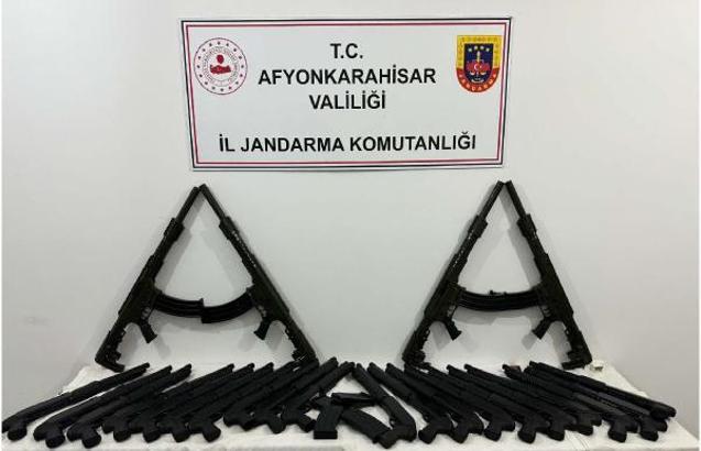 Afyonkarahisar'da silah kaçakçılığı operasyonu