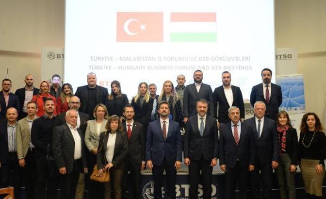 Türkiye-Macaristan İş Forumu ve ikili iş görüşmeleri BTSO’da gerçekleştirildi