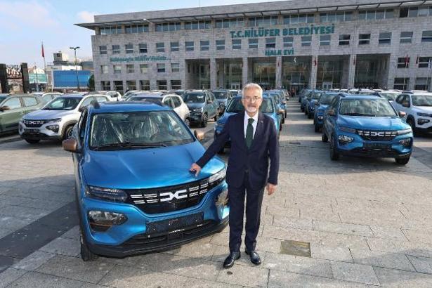 Nilüfer Belediyesi araç filosunu elektrikli araçlarla yeniledi