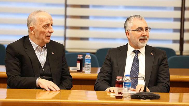 Bakan Işıkhan’dan, TÜRK-İŞ Genel Başkanı Atalay’a ‘Hayırlı olsun’ ziyareti