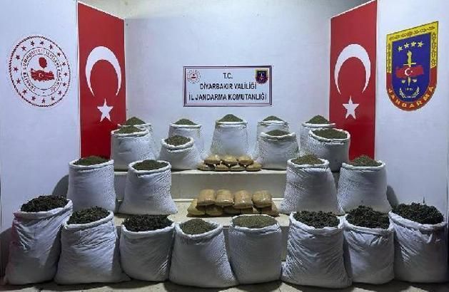 Diyarbakır'da 915 kilo esrar ele geçirildi