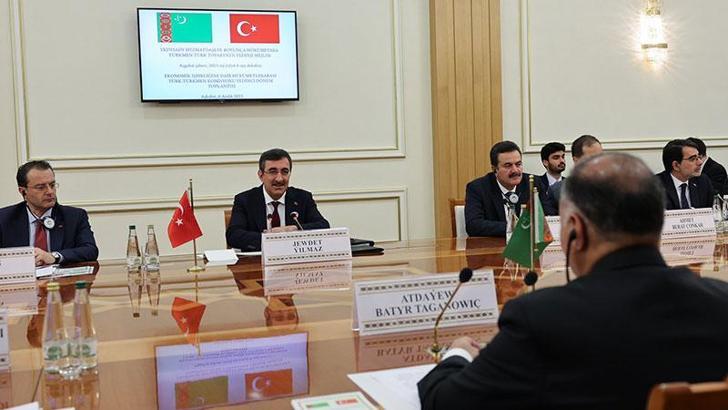 Yılmaz, 7'nci Türk-Türkmen Hükümetlerarası Ekonomik Komisyon toplantısına katıldı