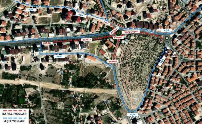 Şehitler Kavşağı'nda son aşama