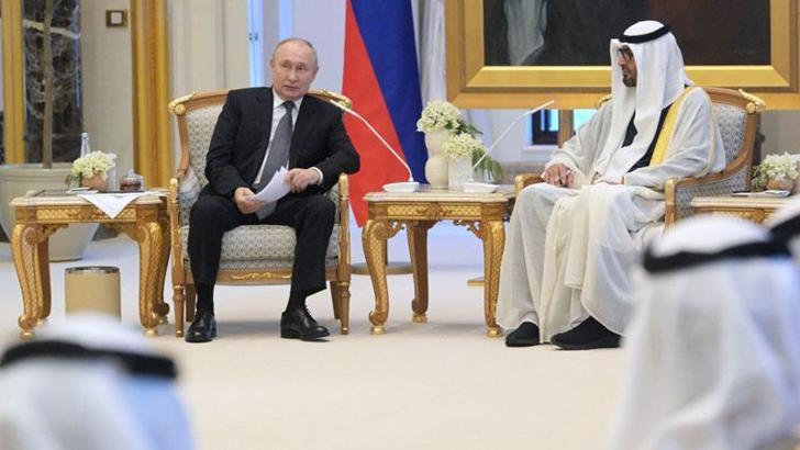 Putin, BAE Devlet Başkanı Nehyan ile görüştü