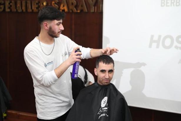 Bağcılar’da kuaförler engelliler için yarıştı