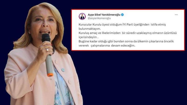 İYİ Partili Yanıkömeroğlu, partisinden istifa etti