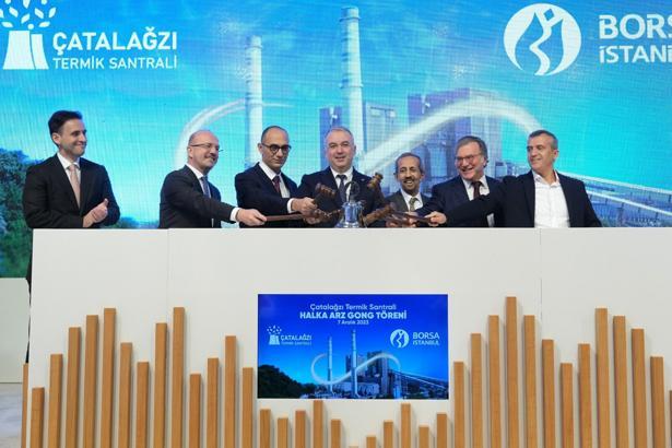 Borsa İstanbul'da gong, ÇATES için çaldı