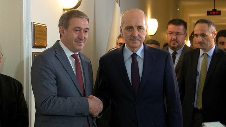 TBMM Başkanı Kurtulmuş'tan HEDEP grubuna ziyaret