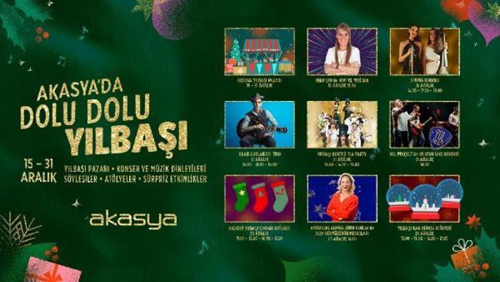 Akasya’dan yılbaşı etkinlikleri