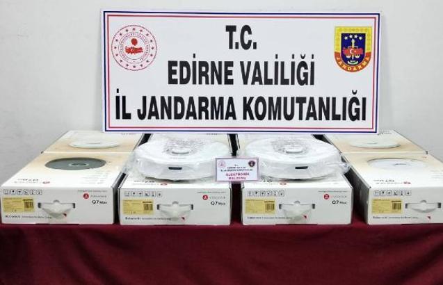 Edirne’de 10 akıllı robot süpürge ele geçirildi