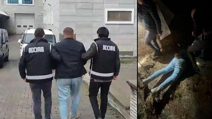 10 yıl 5 ay hapisle aranan hükümlü, ahırda yakalandı