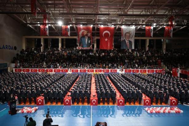 Aksaray’da 750 kadın polis adayı, mezun oldu