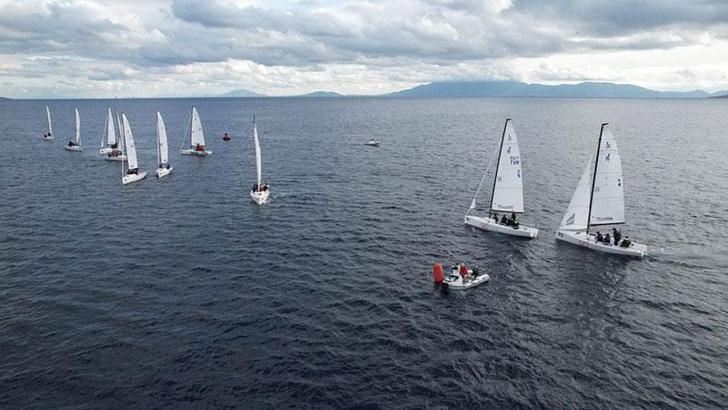 Tenzor International Cup Yelken Yarışları’nda ikinci gün tamamlandı