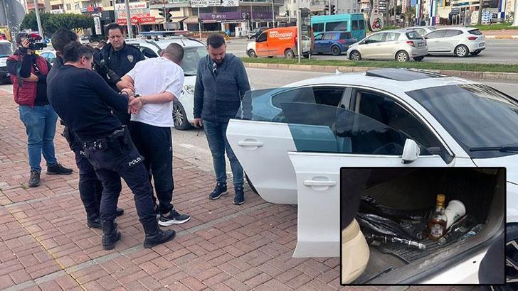 'Dur' ihtarına uymayan sürücü, 30 kilometrelik takiple yakalandı