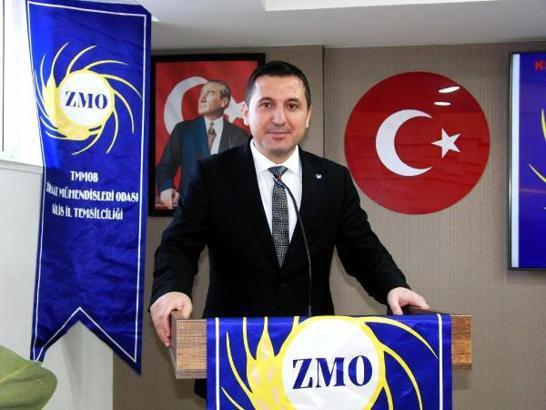 ZMO Kilis Şube Başkanı Özdemir, yeniden seçildi