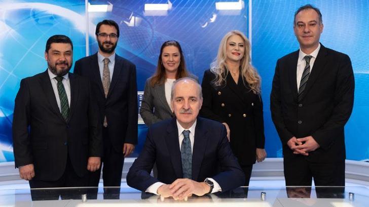 TBMM Başkanı Kurtulmuş, TBMM TV'yi ziyaret etti