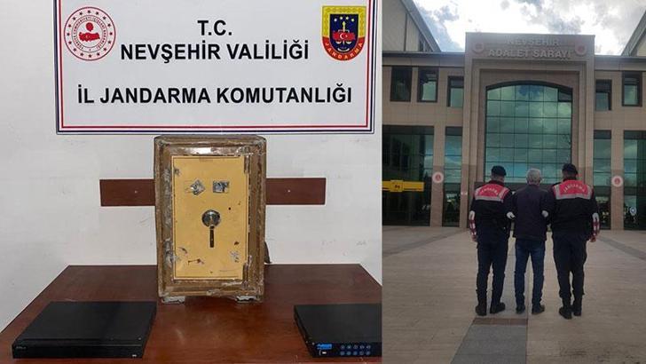 Belediye binasından çelik kasa çalan şüpheli tutuklandı