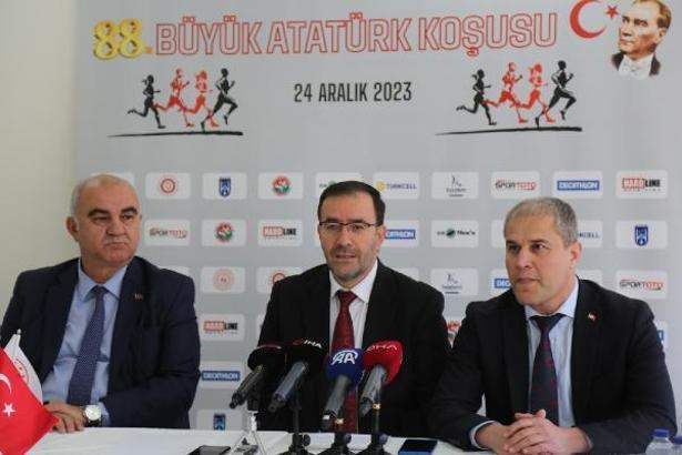 88'inci Büyük Atatürk Koşusu 24 Aralık Pazar günü koşulacak