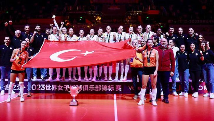 Eczacıbaşı 3'üncü kez dünya şampiyonu