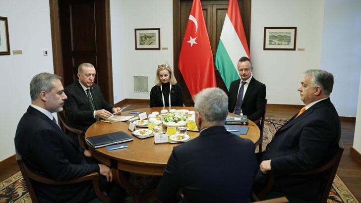 Cumhurbaşkanı Erdoğan, Macaristan Başbakanı Orban ile görüştü