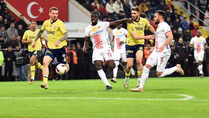 Kayserispor - Fenerbahçe: 3-4