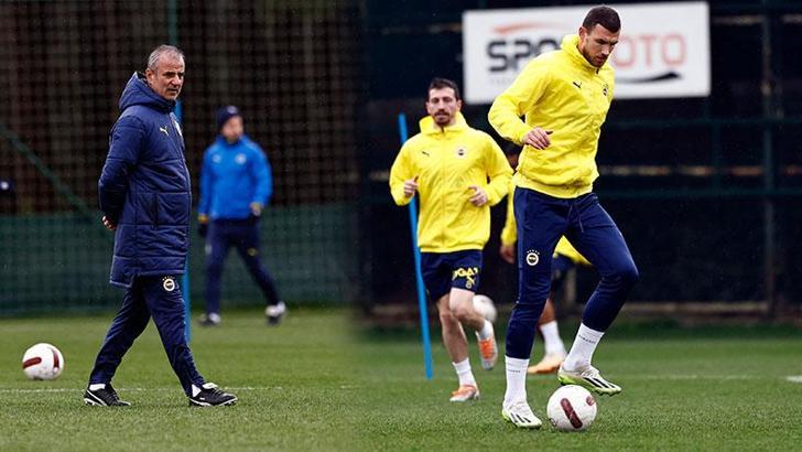 Fenerbahçe'de Dzeko takımla çalıştı