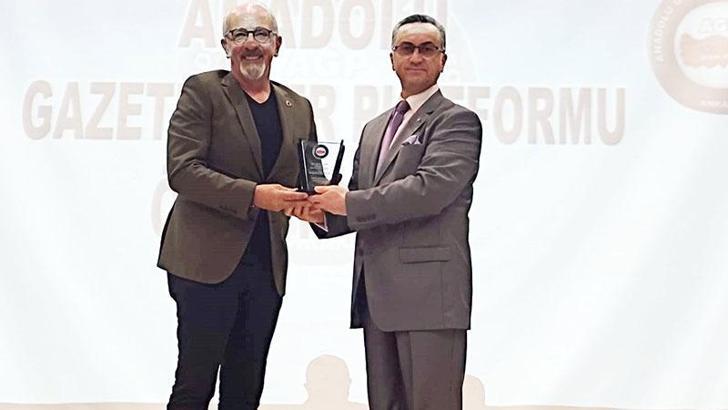 DHA Muhabiri Ercan Ata'ya 'Yılın En Başarılı Spor Habercisi' ödülü