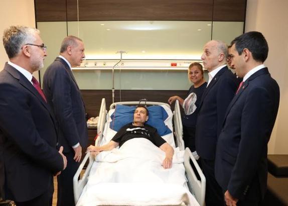 Cumhurbaşkanı Erdoğan'dan hasta ziyareti