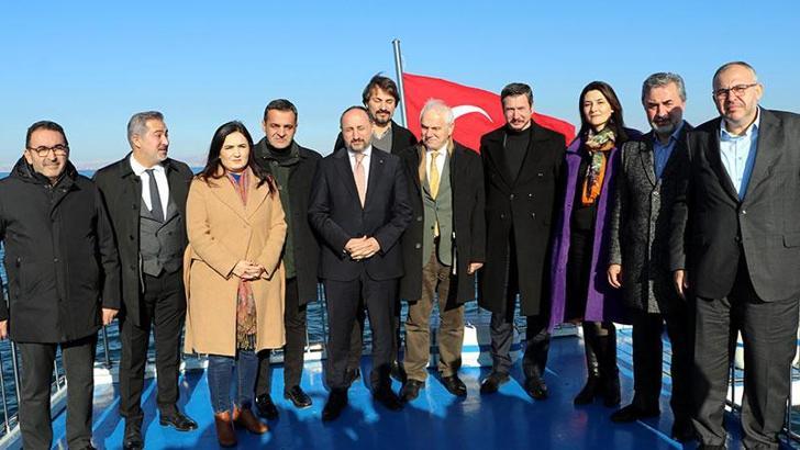 TBMM Balıkçılık ve Su Ürünleri Araştırma Komisyonu üyeleri, Van'da