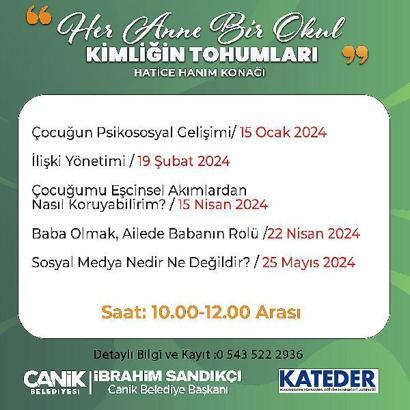 Canik’te annelere özel seminer