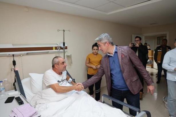 Başkan Oktay'dan yeni yıla görev başında giren personellere ziyaret