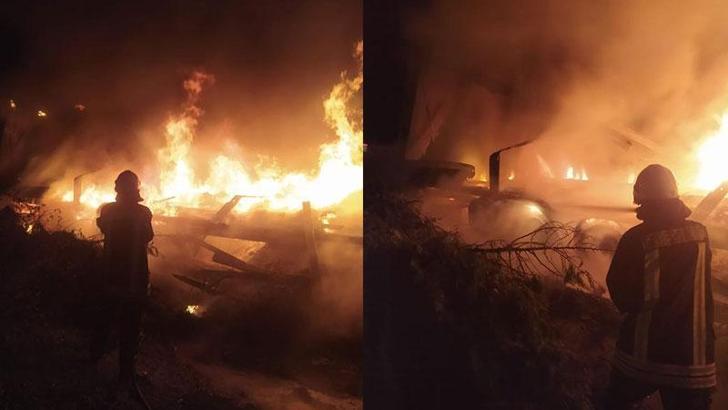 Otobüs, alev alev yandı