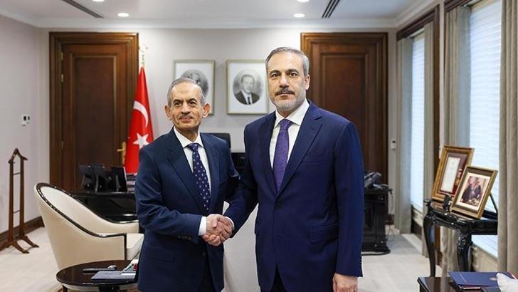 Bakan Fidan, Irak Türkmen Cephesi Başkanı Turan ile görüştü