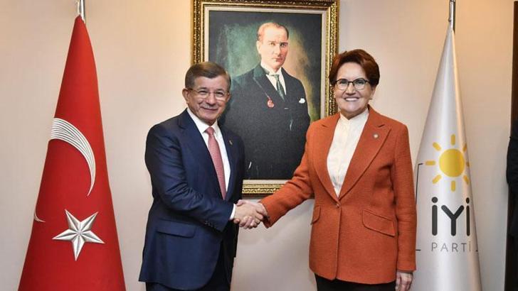 Davutoğlu, Akşener ile görüştü