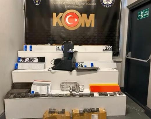 Kayseri'de 'sahte plaka' operasyonu: 1 gözaltı