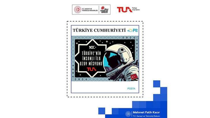 Bakan Kacır: Türkiye'nin İnsanlı İlk Uzay Misyonu için 'hatıra pulu' tasarlandı