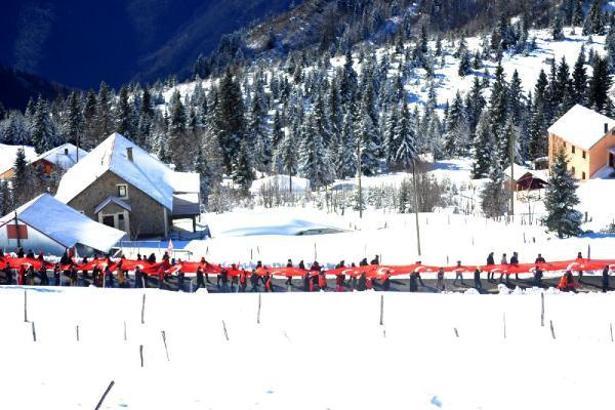 Trabzon'da Sis Dağı’nda Sarıkamış şehitleri anıldı