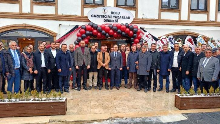 Bolu Gazeteci ve Yazarlar Derneği 'Medya Evi' açıldı