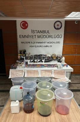 Maltepe'de kaçak sigara operasyonu: 3 gözaltı