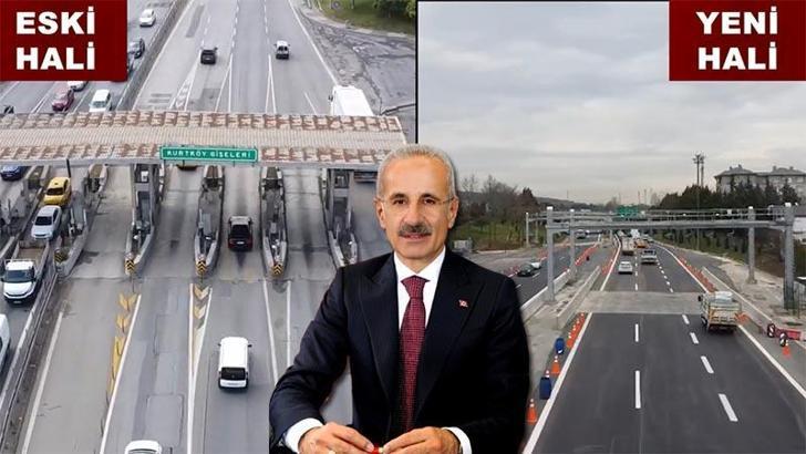 Bakan Uraloğlu: Kurtköy'de gişe adaları ve kanopileri kaldırdık