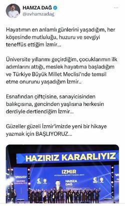 AK Parti'nin İzmir adayı Hamza Dağ oldu (2)