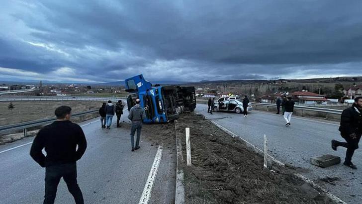 Amasya’da zincirleme kaza: 3 yaralı