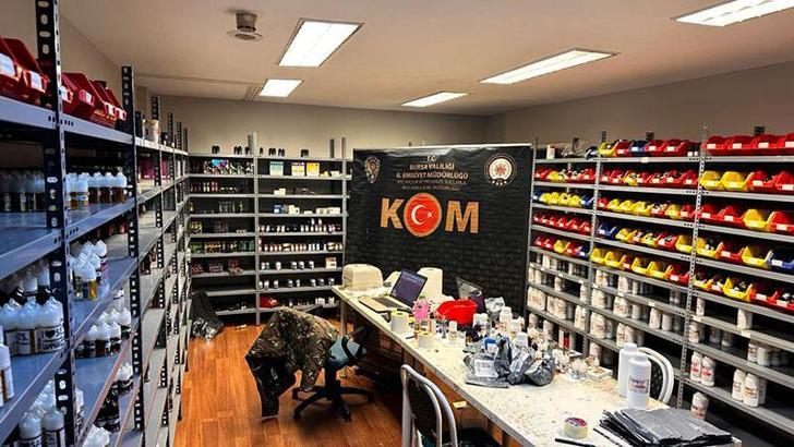 Bursa’da piyasa değeri 2 milyon lira olan gümrük kaçağı elektronik sigara ele geçirildi