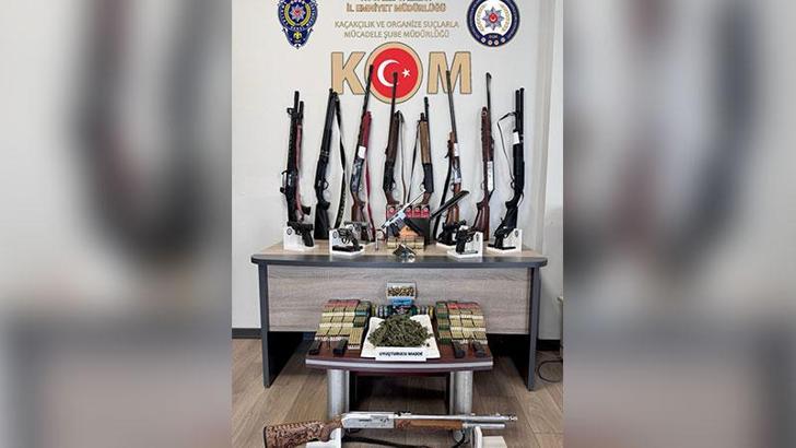 Kocaeli'de silah kaçakçılarına operasyon: 15 gözaltı
